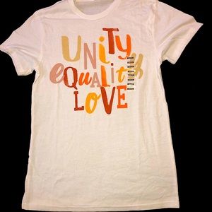 unity equality love tshirt 🧡